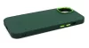 Haffner Frame szilikon tok - Apple iPhone 15 Plus - zöld