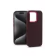 Haffner Frame szilikon tok - Apple iPhone 15 Pro - bíbor