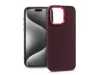 Haffner Frame szilikon tok - Apple iPhone 15 Pro Max - bíbor