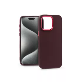   Haffner Frame szilikon tok - Apple iPhone 15 Pro Max - bíbor