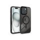 Haffner Edge Mag Cover szilikon tok - Apple iPhone 15 - fekete/átlátszó