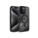 Haffner Edge Mag Cover szilikon tok - Apple iPhone 15 Pro - fekete/átlátszó