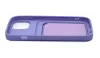 Haffner Card Case kártyatartós szilikon tok - Apple iPhone 15 Plus - lila