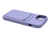 Haffner Card Case kártyatartós szilikon tok - Apple iPhone 15 Pro - lila
