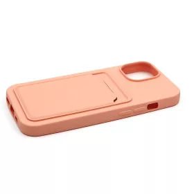   Haffner Card Case kártyatartós szilikon tok - Apple iPhone 15 Pro Max - pink