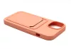 Haffner Card Case kártyatartós szilikon tok - Apple iPhone 15 Pro Max - pink