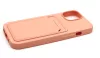 Haffner Card Case kártyatartós szilikon tok - Apple iPhone 15 - pink
