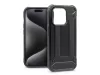 Haffner Armor ütésálló tok - Apple iPhone 15 Pro - fekete