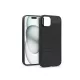 Haffner Carbon szilikon tok - Apple iPhone 15 Plus - fekete