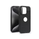 Haffner Carbon szilikon tok - Apple iPhone 15 Pro - fekete