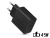 Samsung EP-TA845XBEG gyári USB hálózati gyorstöltő adapter 45W PD Type-C - fekete - OEM