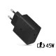 Samsung EP-TA845XBEG gyári USB hálózati gyorstöltő adapter 45W PD Type-C - fekete - OEM