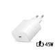 Samsung EP-TA845EWE gyári USB hálózati gyorstöltő adapter 45W PD Type-C - fehér - OEM