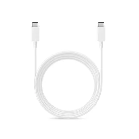   Samsung EP-DX510JWE gyári Type-C/Type-C adat- és töltőkábel 1,8m - 5A - fehér - OEM
