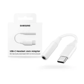   Samsung EE-UC10JUWEGUS gyári Type-C/3,5mm jack átalakító adapter - fehér
