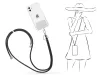 Setty ST1-1 univerzális telefontartó nyakpánt - fekete