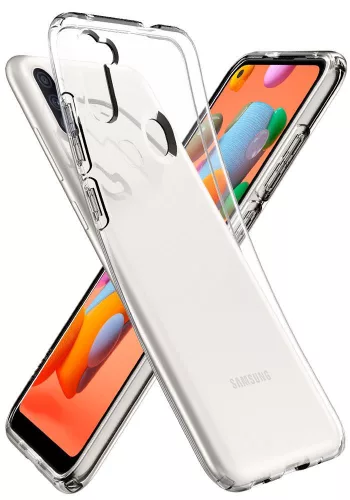 Spigen Liquid Crystal ütésálló tok - Samsung A115F Galaxy A11 - átlátszó