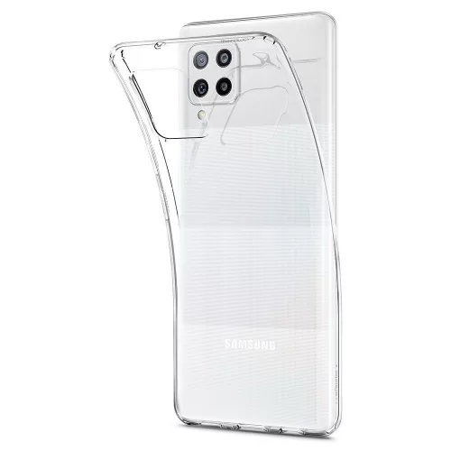 Spigen Liquid Crystal ütésálló tok - Samsung A426B Galaxy A42 5G - átlátszó