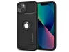Spigen Rugged Armor ütésálló tok - Apple iPhone 13 - fekete