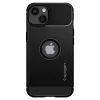 Spigen Rugged Armor ütésálló tok - Apple iPhone 13 - fekete