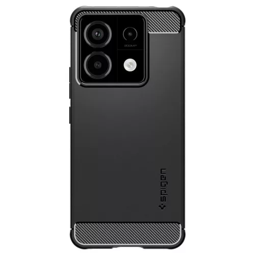 Spigen Rugged Armor ütésálló tok - Xiaomi Redmi Note 13 Pro 5G/Poco X6 5G - fekete