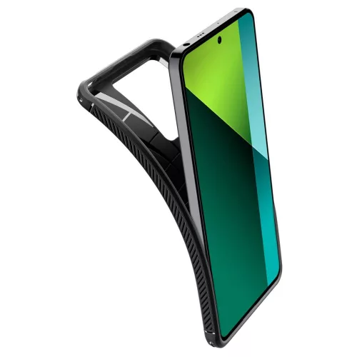 Spigen Rugged Armor ütésálló tok - Xiaomi Redmi Note 13 Pro 5G/Poco X6 5G - fekete