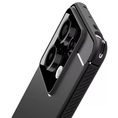 Spigen Rugged Armor ütésálló tok - Xiaomi Redmi Note 13 Pro 5G/Poco X6 5G - fekete