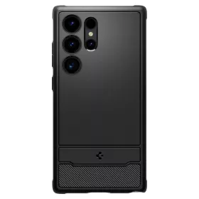   Spigen Rugged Armor ütésálló tok - Samsung SM-S928 Galaxy S24 Ultra - fekete