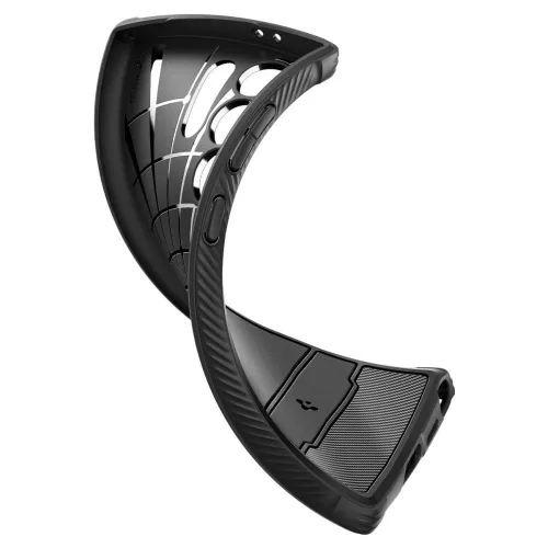 Spigen Rugged Armor ütésálló tok - Samsung SM-S928 Galaxy S24 Ultra - fekete