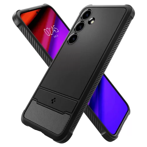 Spigen Rugged Armor ütésálló tok - Samsung SM-S926 Galaxy S24+ - fekete