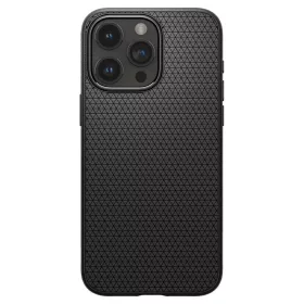   Spigen Liquid Air ütésálló tok - Apple iPhone 15 Pro Max - fekete