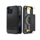 Spigen Rugged Armor MagSafe ütésálló tok - Apple iPhone 15 Pro - fekete