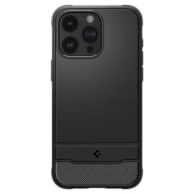   Spigen Rugged Armor MagSafe ütésálló tok - Apple iPhone 15 Pro - fekete