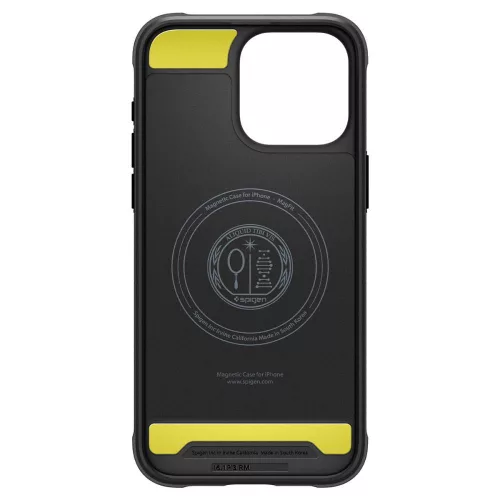 Spigen Rugged Armor MagSafe ütésálló tok - Apple iPhone 15 Pro - fekete