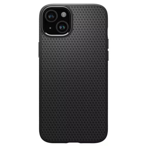 Spigen Liquid Air ütésálló tok - Apple iPhone 15 - fekete