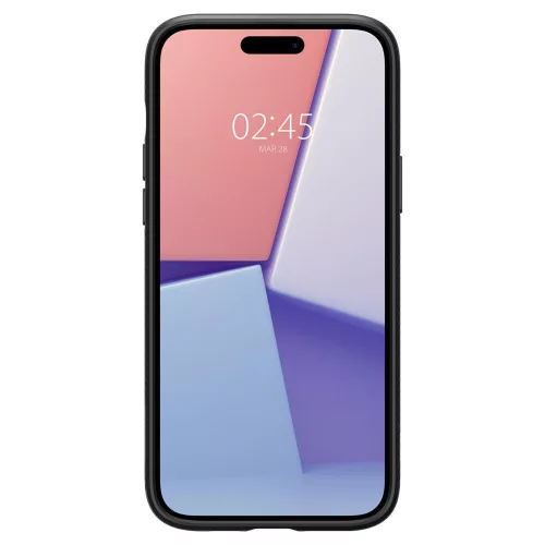 Spigen Liquid Air ütésálló tok - Apple iPhone 15 - fekete