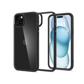   Spigen Ultra Hybrid ütésálló tok - Apple iPhone 15 - fekete/átlátszó