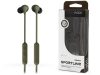 Boompods Sport Bluetooth sztereó fülhallgató - Boompods Sportline Sport WirelessEarphone - katonai zöld