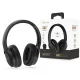 Devia EarBass Pro1 ANC Bluetooth sztereó fejhallgató beépített mikrofonnal - fekete