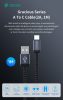 Devia Gracious Series 10W USB/Type-C adat-és töltőkábel 1m - fekete