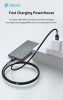 Devia Gracious Series 10W USB/Type-C adat-és töltőkábel 1m - fekete