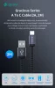 Devia Gracious Series v2 10W USB/Type-C adat-és töltőkábel 2m - fekete