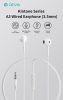 Devia Kintone A3 In-Ear sztereó fülhallgató - 3,5mm jack - fehér