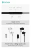 Devia Smart Series M1 Metal In-Ear sztereó fülhallgató - Type-C - ezüst