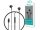 Devia Smart Series M2 Metal In-Ear sztereó fülhallgató - Type-C - fekete