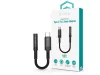 Devia Ipure Series Type-C/AUX 3,5 mm audió adapter - fekete