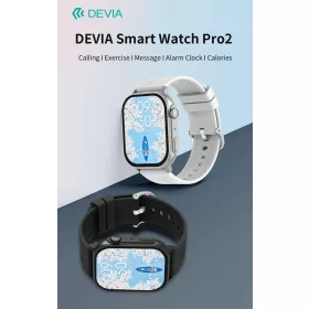 Devia Pro2 okosóra AMOLED kijelzővel - ezüst