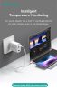 Devia Extreme Speed Series 65W GaN PD hálózati gyorstöltő adapter USB+2xType-C -fehér