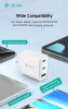 Devia Extreme Speed Series 65W GaN PD hálózati gyorstöltő adapter USB+2xType-C - fehér