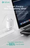 Devia Extreme Speed Series 65W GaN PD hálózati gyorstöltő adapter USB+2xType-C - fehér